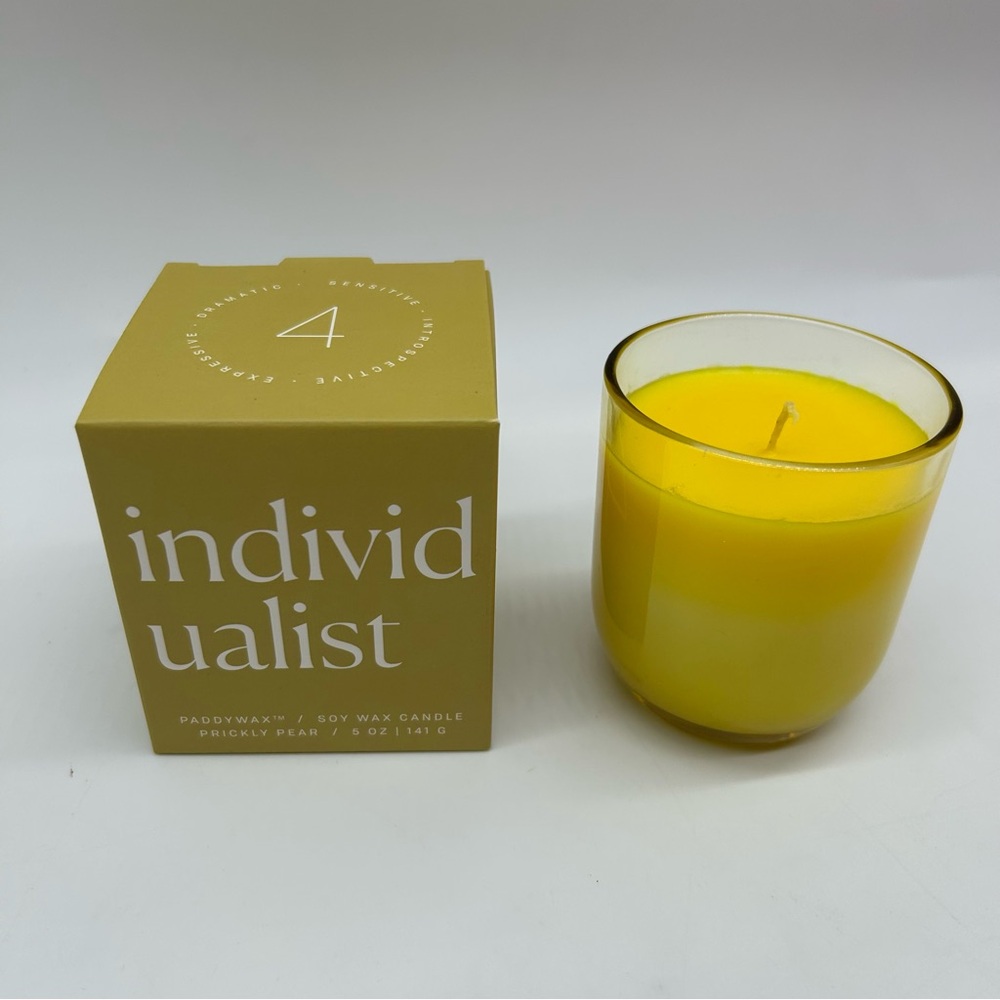 Paddywax Enneagram 4 Individualist Prickly Spiced Pear Jar soy wax Candle 5 oz